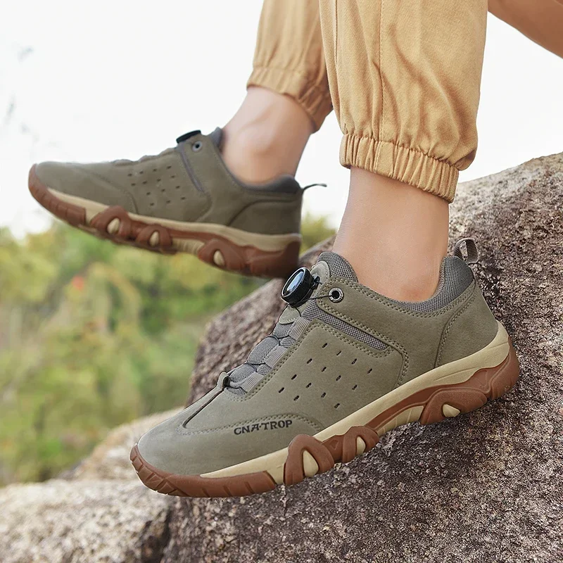 Hiking Shoes Men Outdoor Trekking Trail Running Climbing Hunting Mountaineering Camping