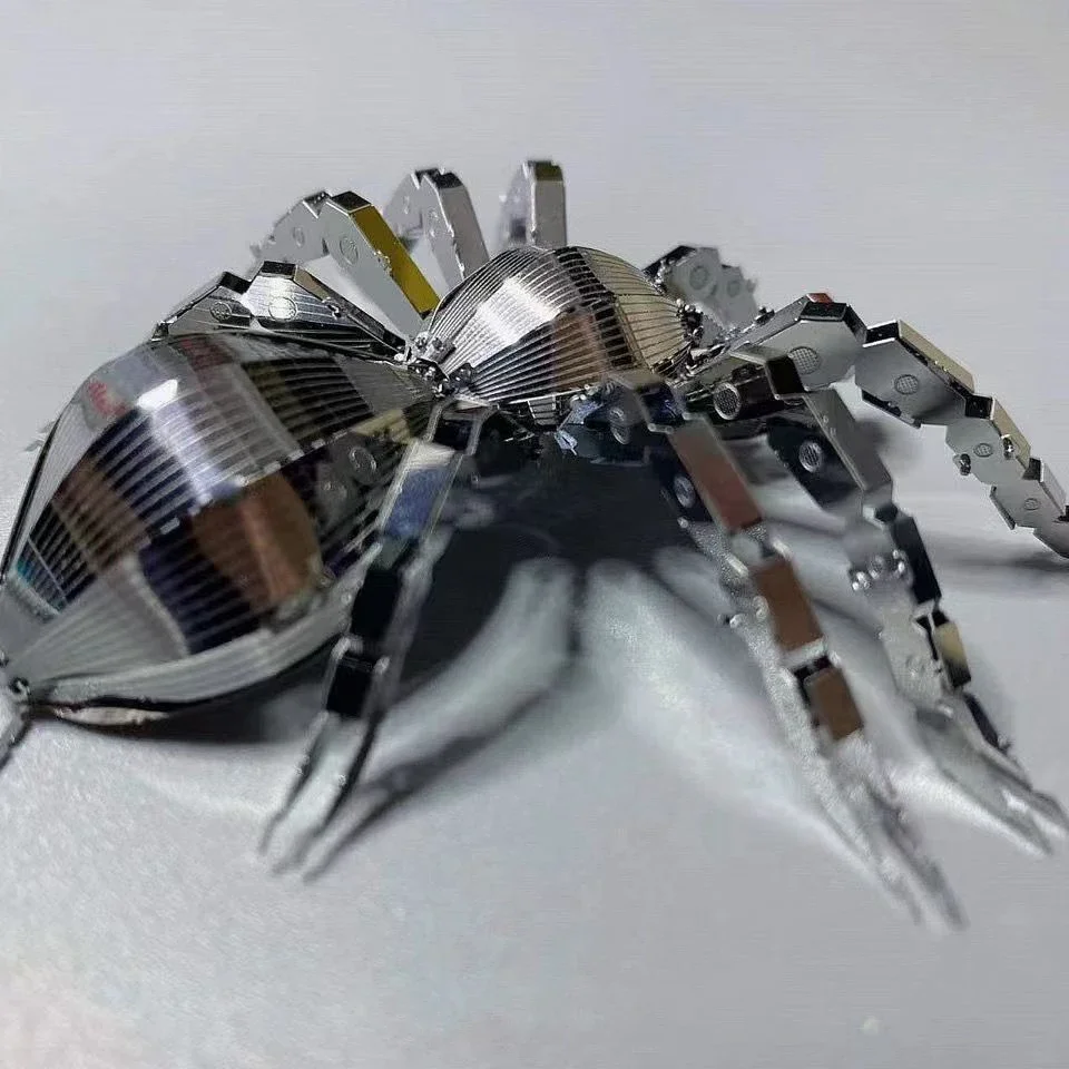 Tarantula 3D Metal Puzzle DIY Handmade Animal Insect Assembly Model Laser Cutting Kits Jigsaw Puzzle Decoration Toys Gifts 3