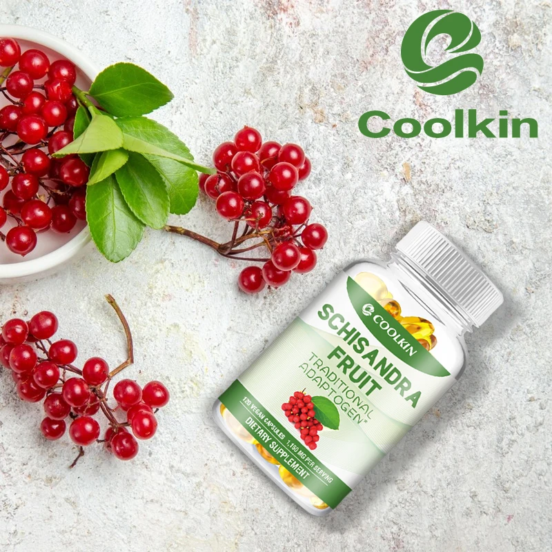 Organic Schizandra Capsules Promote Cardiovascular Health Dietary Capsules digestive capsules