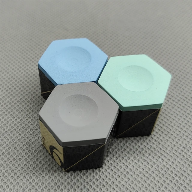 Kamui Chalk Roku Premium Chalk Billiards Chalk Light Blue Billiard Pool Carom Cue Stick Tip Chalks Billiard Accessories 1