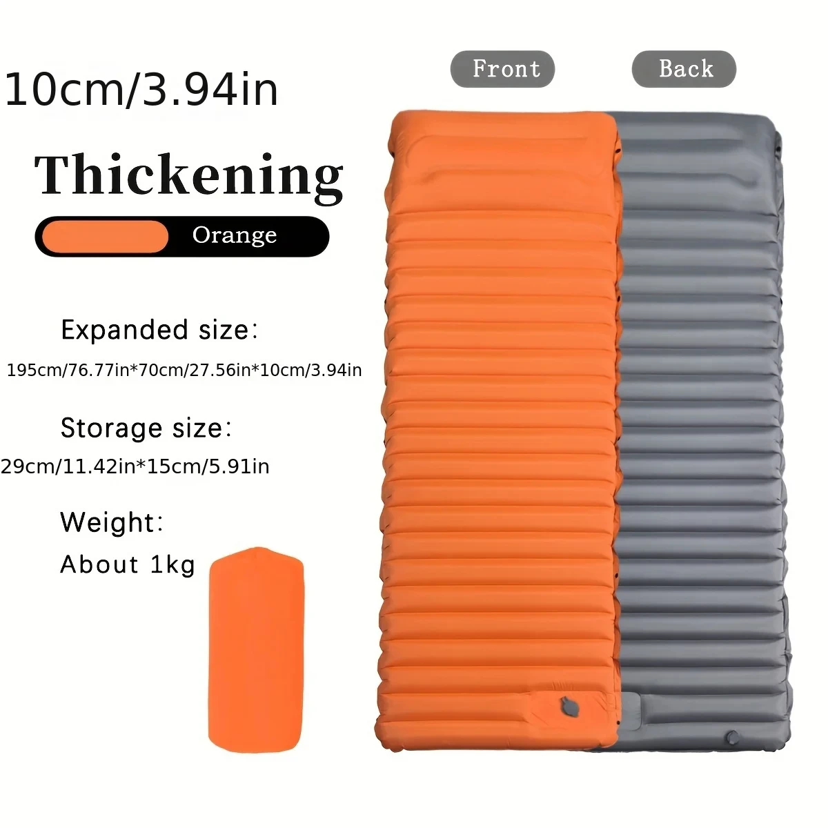 Inflatable mattress camping mat picnic mat Ultralight Self-Inflating Air Matt Widen Sleeping Pad Splicing Inflatable Mattress Beach Picnic Mat Camping Tent Air Cushion