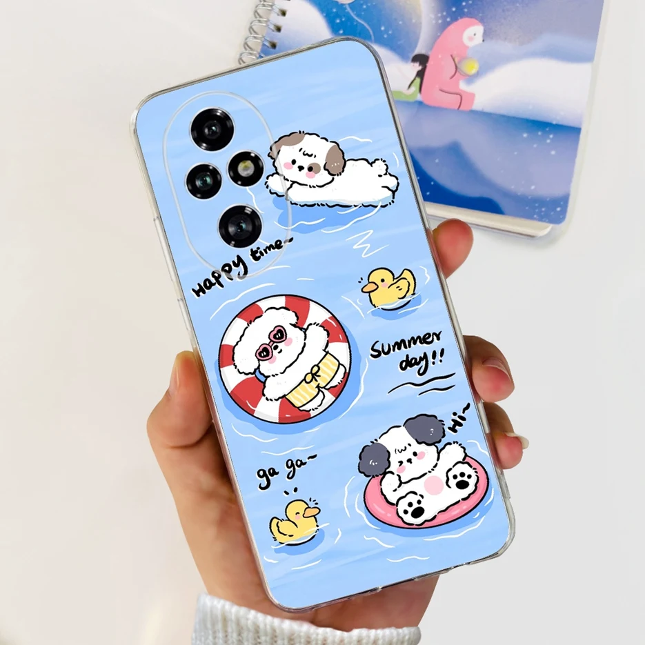 Cute Painted Clear Silicone Case - Soft Protective Cover