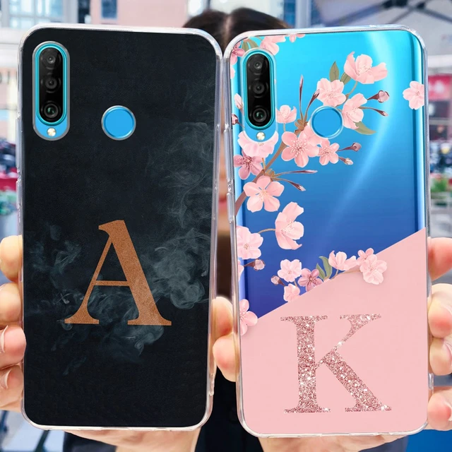 For Huawei P30 Lite Case Huawei P30 Pro Cover Fashion Letters Slim Silicone  Clear Soft Phone Cases For Huawei P30 Lite Pro Funda