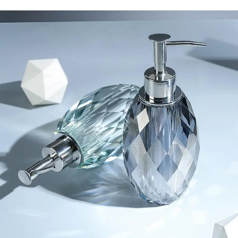 

Simple Crystal Lotion Bottle Portable Body Wash Soap Dispenser Home Hand Sanitizer Shampoo Bottle Dispenser Bathroom Accessories
