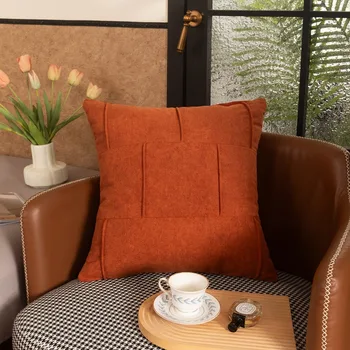 Solid Color Throw Pillow with Insert 1