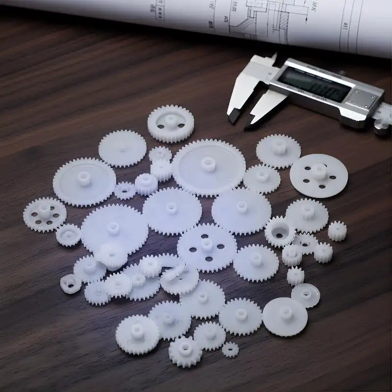58Pcs/set Plastic Gear Kit WSFS Gears 0.5 Module Reduction Gears Set For DIY Motor Robot Car Science Project Accessories image 2