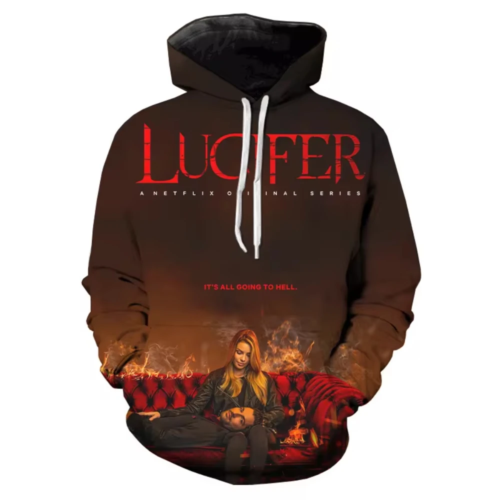 thumbnail image 1 of Popular TV Series Lucifer 3D Print Men's Hoodie Harajuku Long Sleeves Oversized Outdoor Pullover Sweatshirt Kids Unisex Clothing, 1 of 5