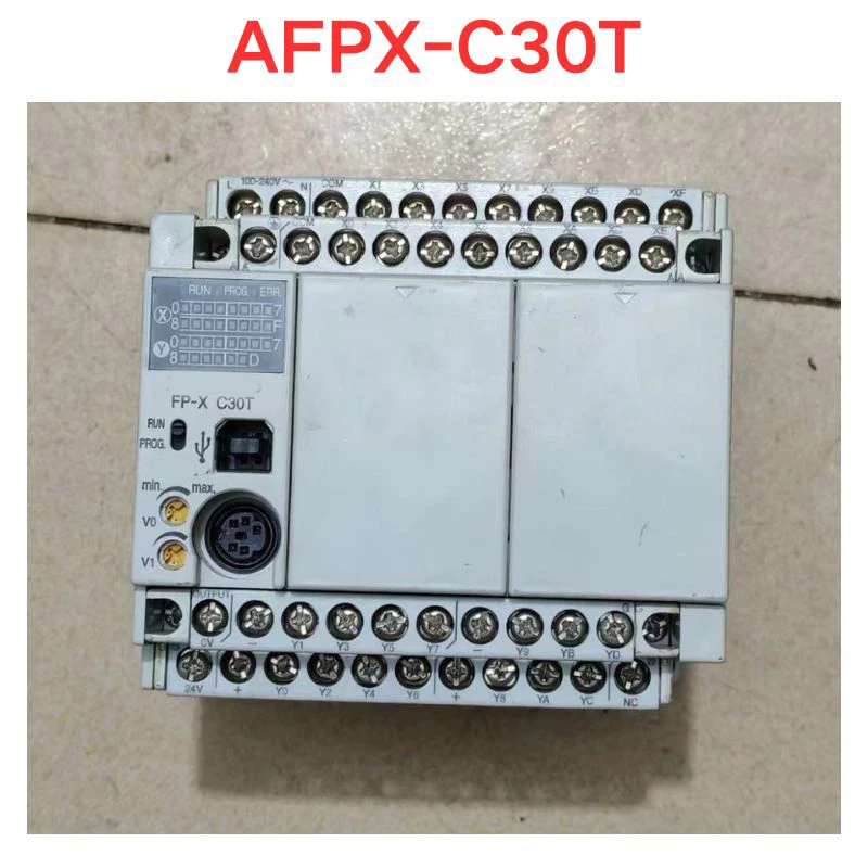 

Used AFPX-C30T module Function check OK