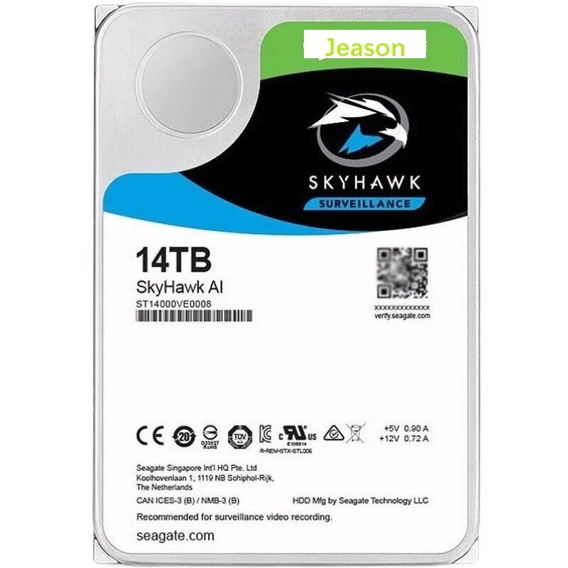 Nuovo Muslimb 14Tb Cool Eagle Helium Monitoring Hard Disk Meccanico 14T Vertica