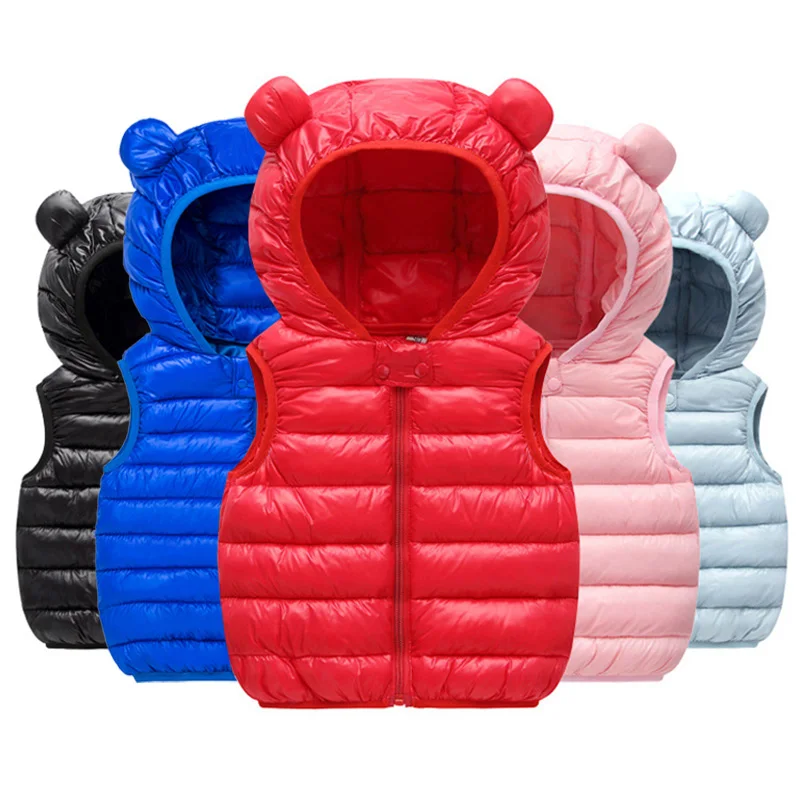 Children Vest Baby Boy Sleeveless Jacket Kids Boys Clothes Toddler Vest