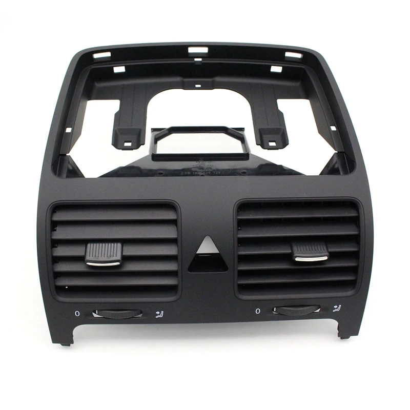 Ruili144 1 For VW Jetta MK5 골프 5 Rabbit 2004-2011 블랙 대시 보드 공기 배출구 에어 컨디셔닝 배출구 공기 신선한 창