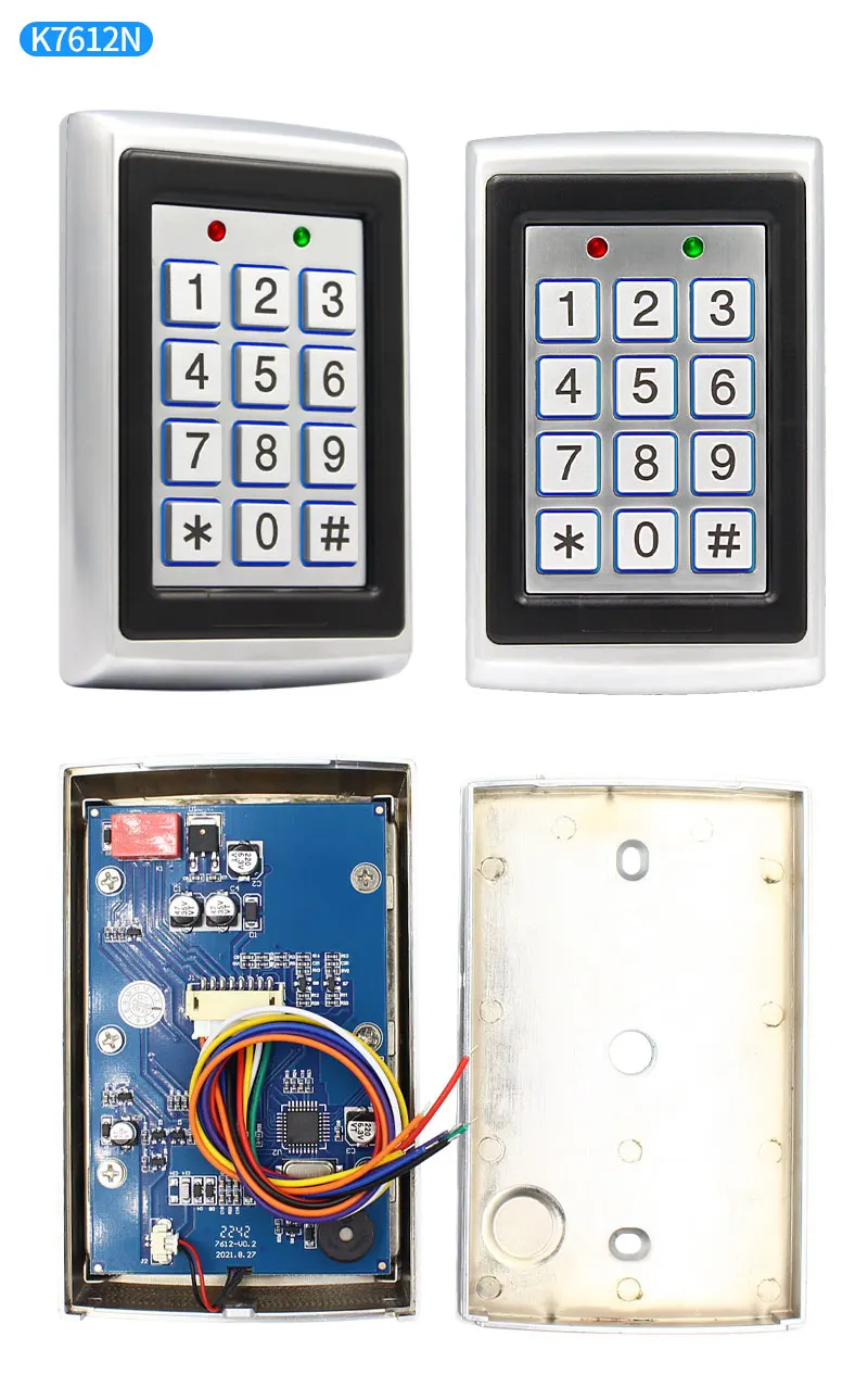 Teclado Key Fobs, Door Access Control System,