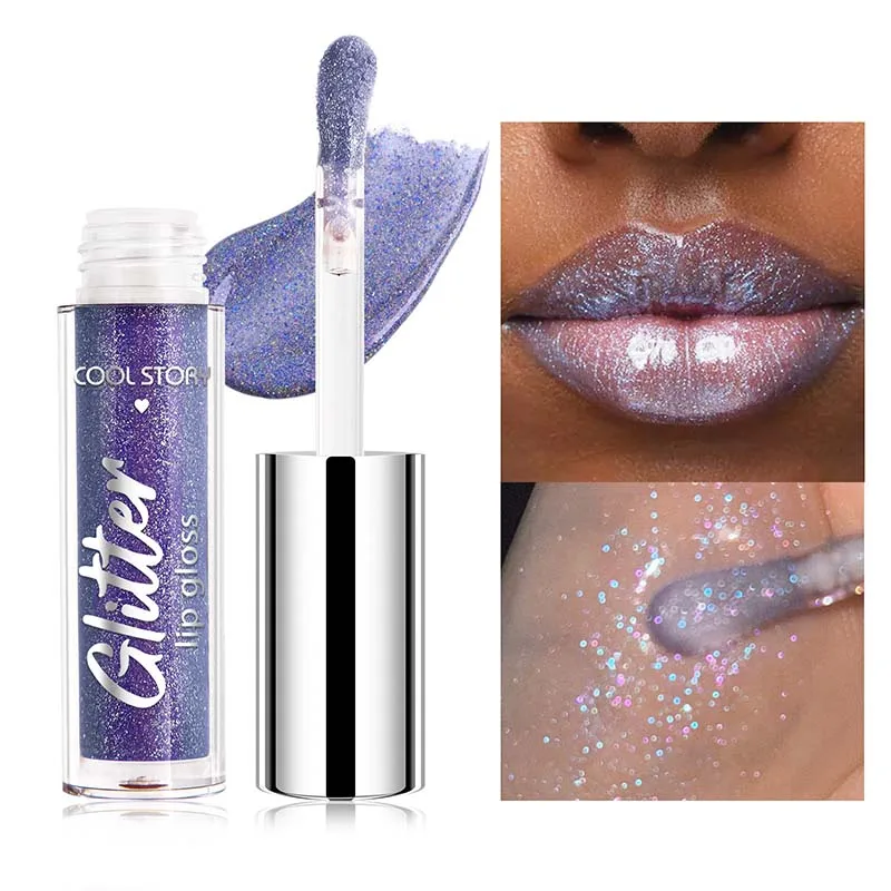 Radiant Shine Glitter Lip Gloss - Shimmering Pearl & Moisturizing Tint