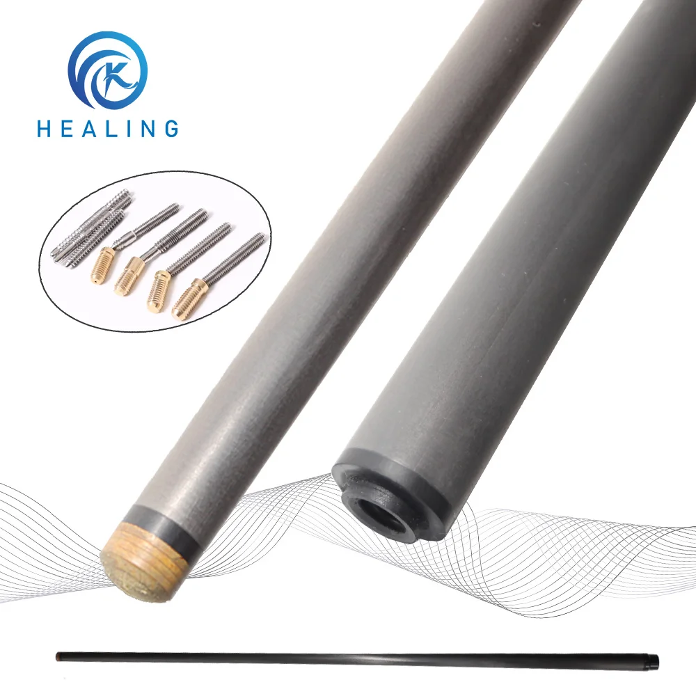 Carbon Fiber Shaft for Carom Cues Billiards Snooker/Pool OEM with foam LOGO Engraved
