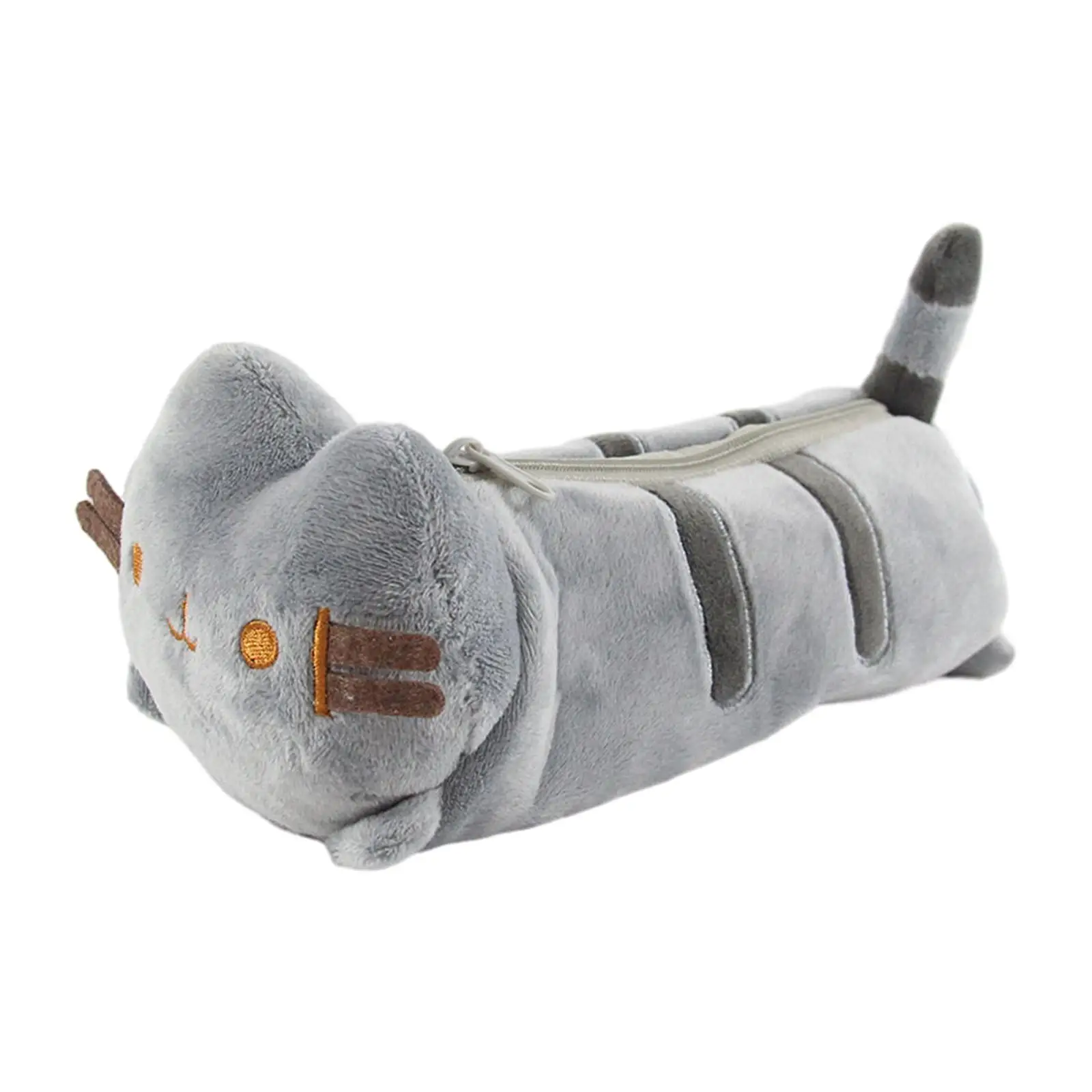 Pencil Cases Stationery Box Pen Storage Bag Plush Adorable Cat Storage Pouch for Kids School Office Supplies