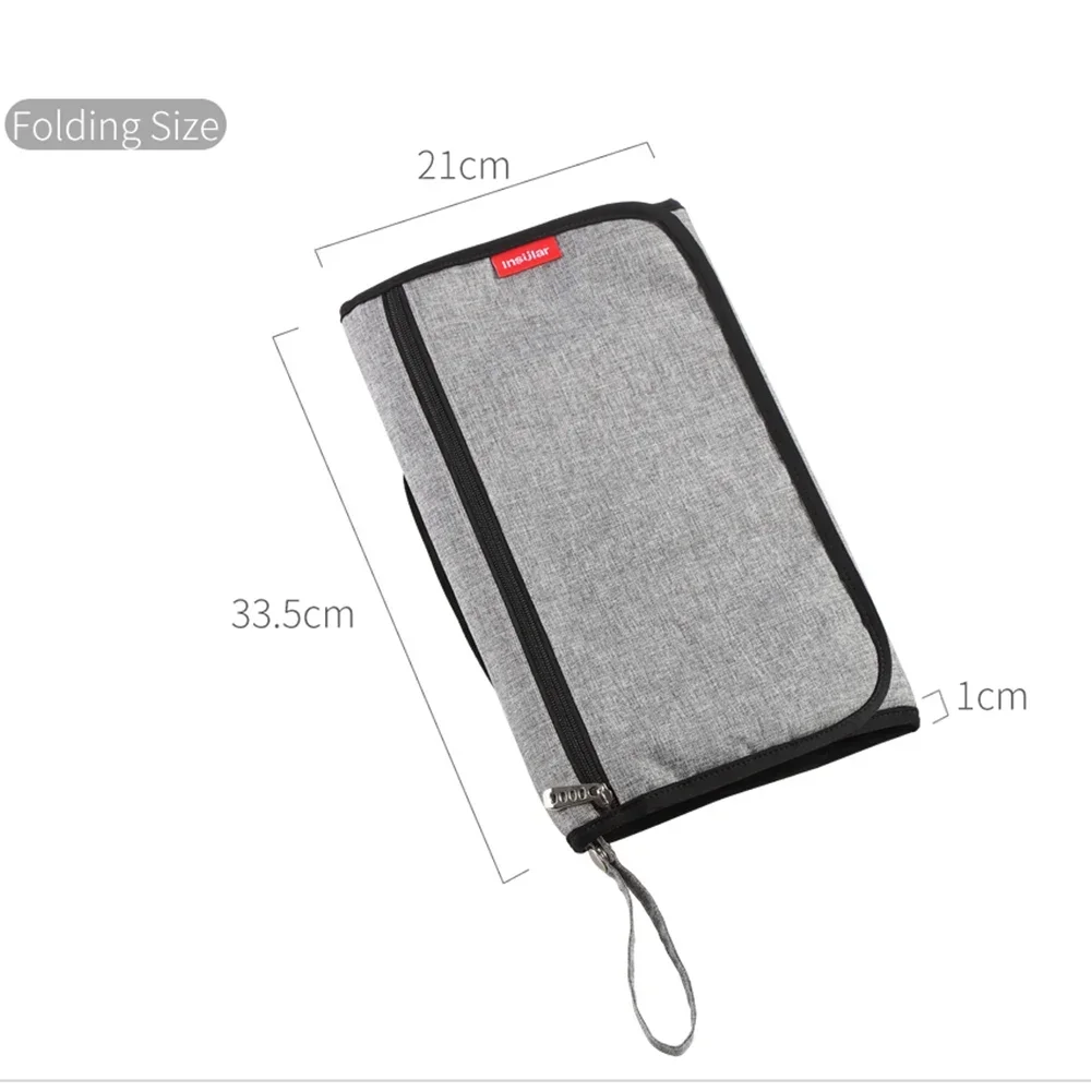 Waterproof Diaper Changing Mat Travel Multifunction Portable Baby Diaper Cover Pad Clean Hand Folding Bag Soft Flexible T