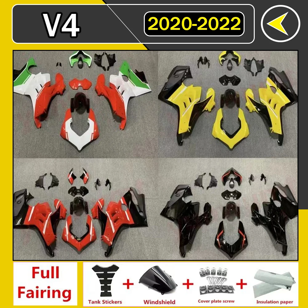 

New Fairings Whole Vehicle Body Kit Complete External Member Cowling For Panigale V4 V4S V4SL V4SP V4R 2020 2021 2022 Red