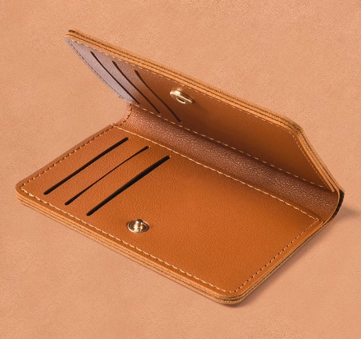 Classic PU Leather Wallet - Ultra Thin Mens Credit Card  Coin Purse