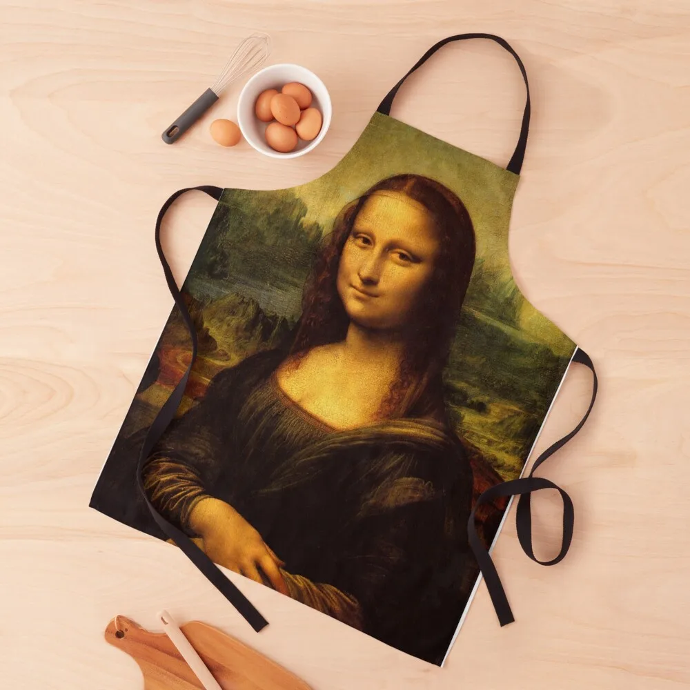 

Mona Lisa HD Apron kitchen apron women chef kitchen apron aprons kitchen