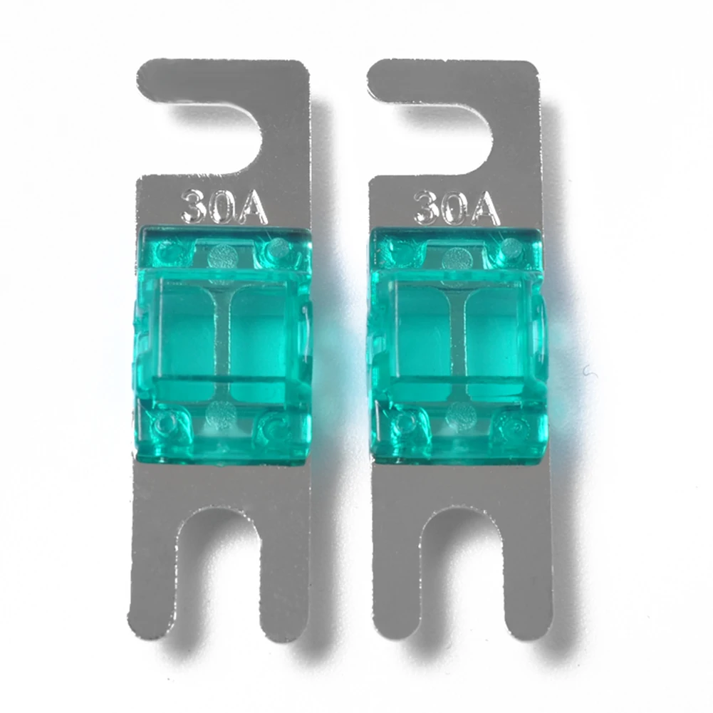 Car Fuses Kit 10/5pcs Auto Stud Fuses 32V 30/40/60/80/100A Circuits Protection Fuse Auto Replacement Multicolors for Car Stereo Audio