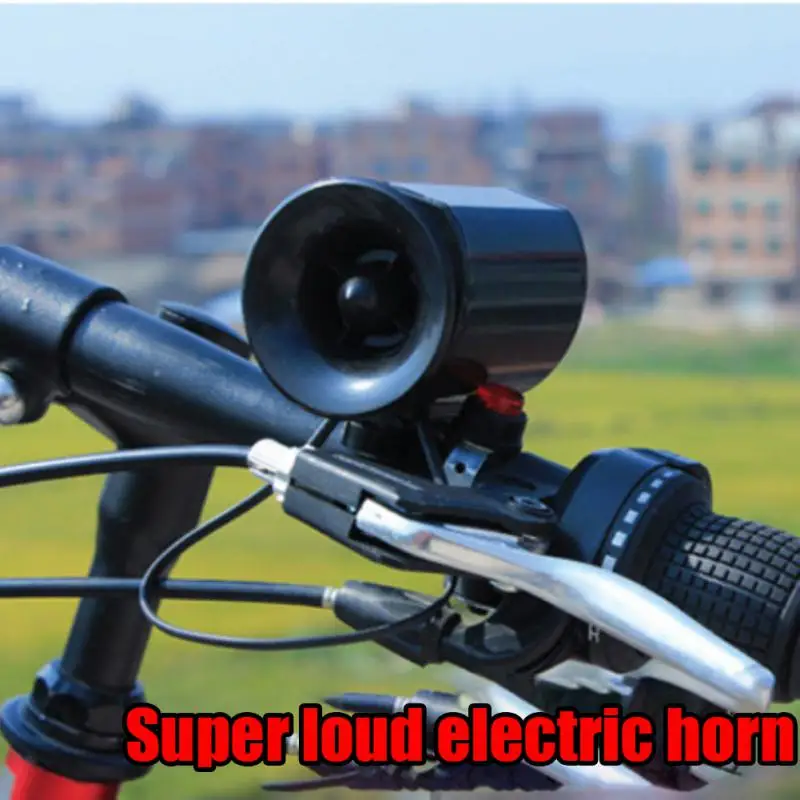 

Electric Bike Alarm Reliable Ultra-loud Night Visibility Stainless Plastic Waterproof Loud Horn For Bike Bike Horn Versatile