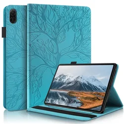 Elegant Flip Tablet Case - Premium PU Leather Protective Skin for HonorPad X8a 11 inch (Blue tree rxzt)