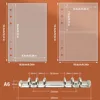 A6 Binder 20sheet Kpop Photocard Collect Book Photo Card Organizer Money Saving Challenge Binder Multi Function Album Collection 2