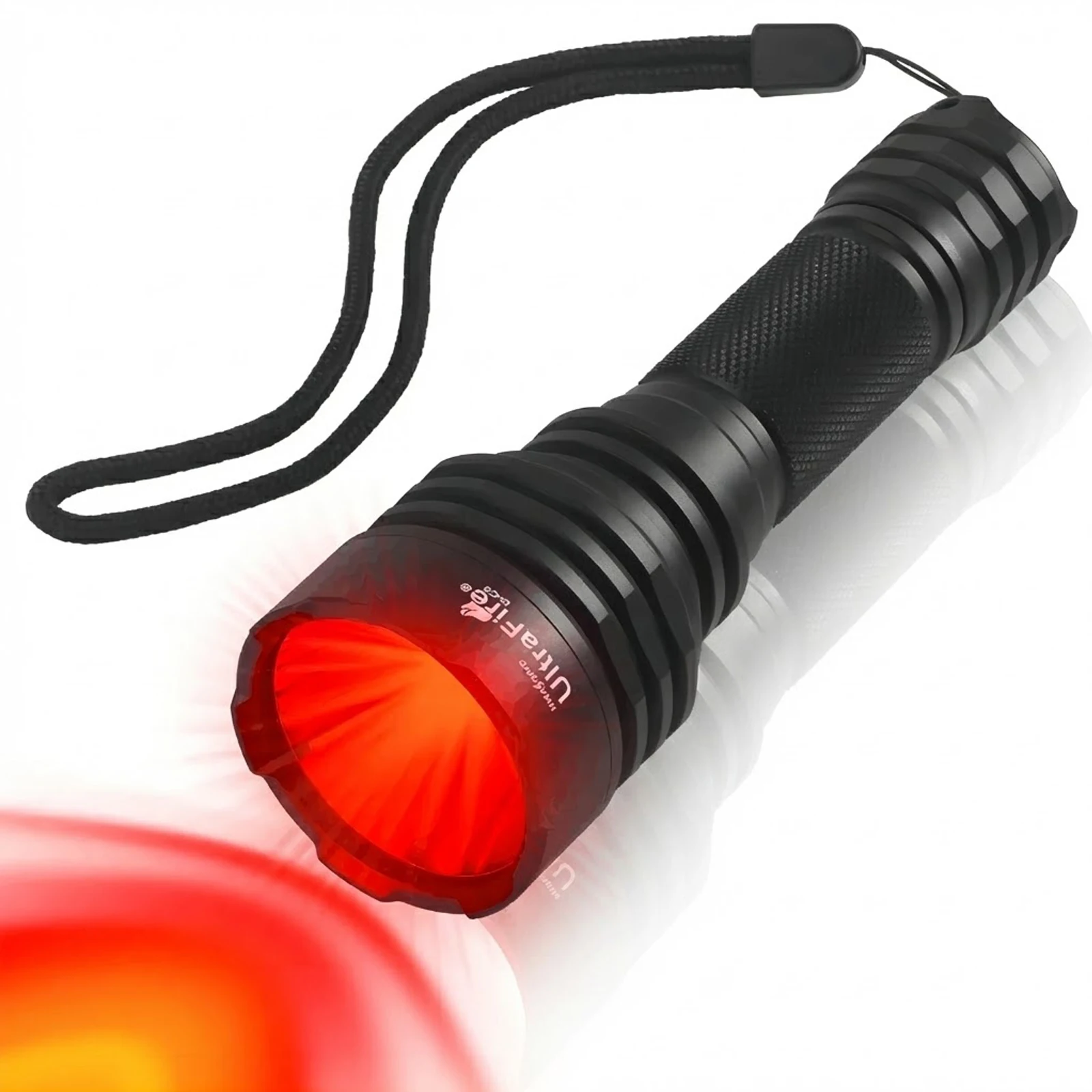 UltraFire C8 Red Light Flashlight Powerful Professional Tactical Hunting FlashLights Coyote Night Vision Lamp for Astronomy