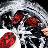 Car Wheel Detailing Brush Cleaning Tools for Rim Tire Hard-To-Reach Areas Auto Brush Bendable Wheel Woolies Car Cleaning Tools 2