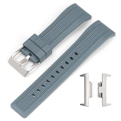 Silicone Quick Release Strap for 40MM Steel Watch Bands, 12mm (Grey)
