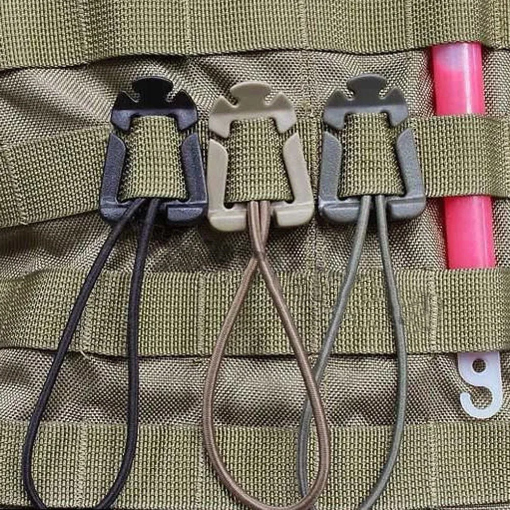 

Molle Backpack Buckle Carabiner Clips Outdoor Nylon Camping Bag Hanger Hook Clamp EDC Carabiner Survival Gear Tools