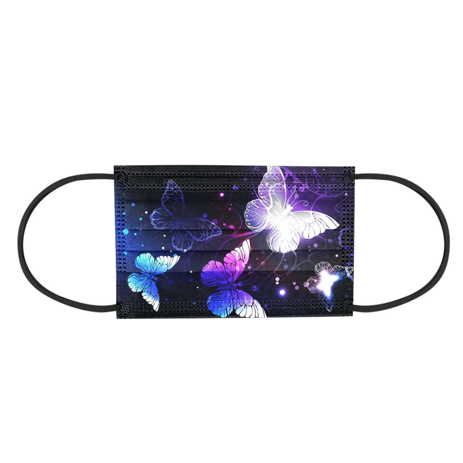 10pcs Adult Funny Mask 3d Butterfly Disposable Face Mask Breathable Industrial 3ply Ear Loop Masken Pm2.5 Anti-dust Mouth Mask 4