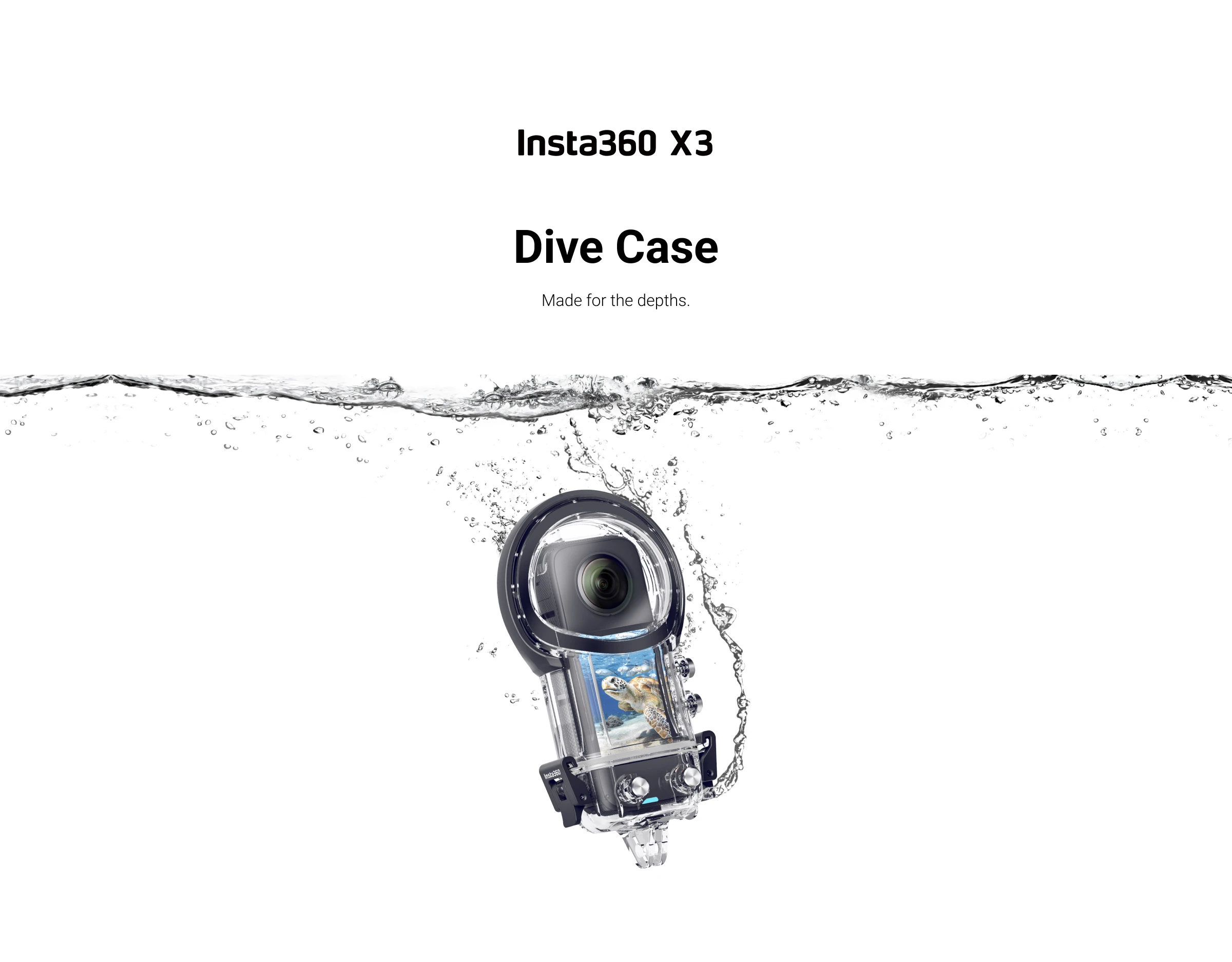 Original Dive Case For Insta360 X3 Waterproof Case Insta360 ONE X3