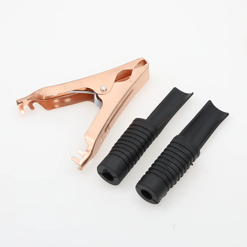 100A Crocodile Clamp for Automotive Battery Red Black 90 x 75 x 18mm Spark Charging Accessories