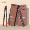 Rozza Waterproof Lip Liner Pencil Set, Weightless Precise Liner with Super Soft Blendable Texture Matte Soft 6