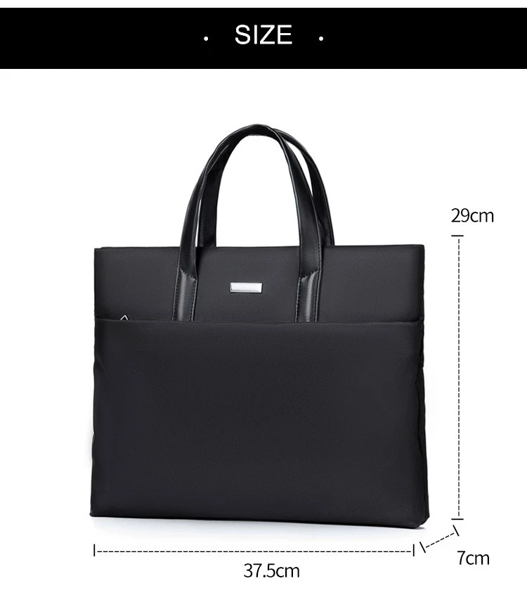 High Grade Business Laptop Bag Package Men's Waterproof Briefcase Handbag Official Large Capacity Black Blue Gray Custom Logo