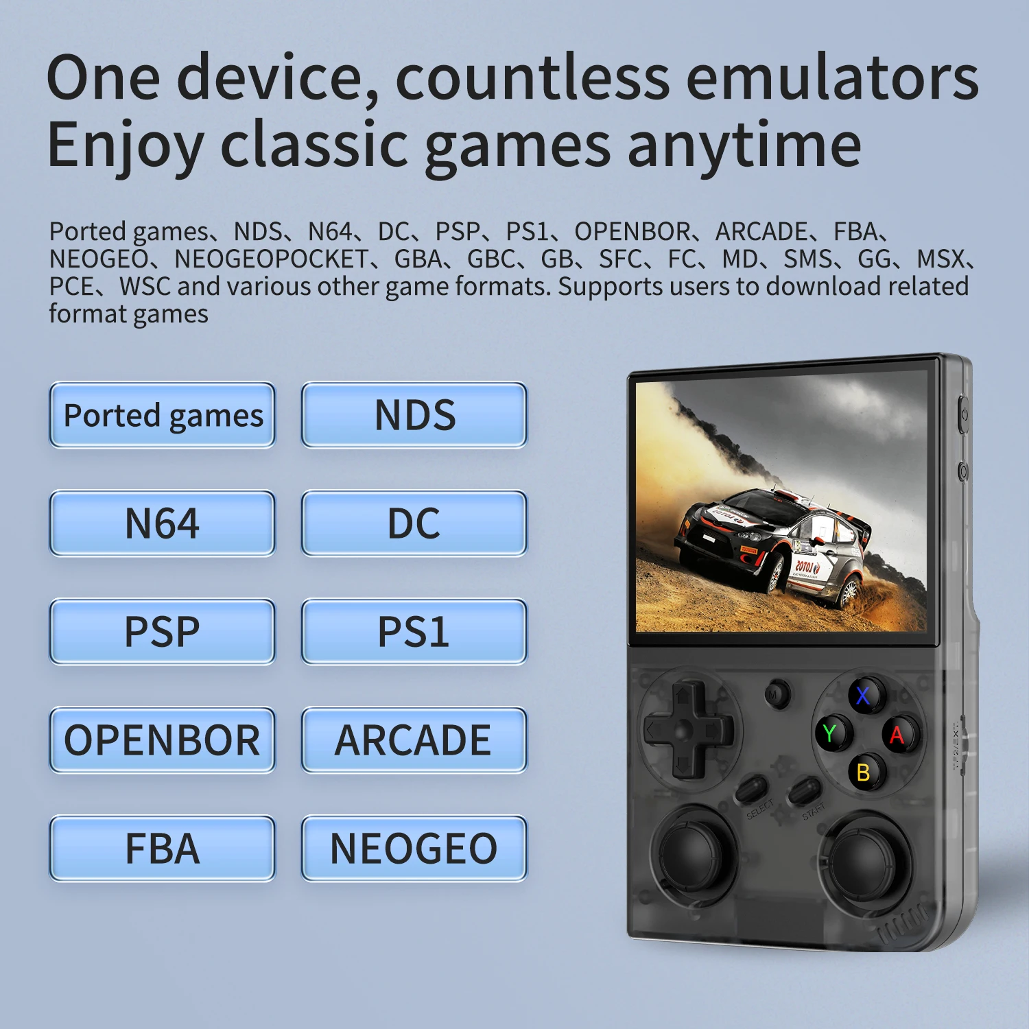 Console de jeux portable rétro système linux lecteur vidéo_voghion.com