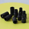 9 Pieces Tap Sockets Cr Molybdenum Steel 1/2 Inch Drive Square Socket Set for Electric Pneumatic Hand Wrench 6