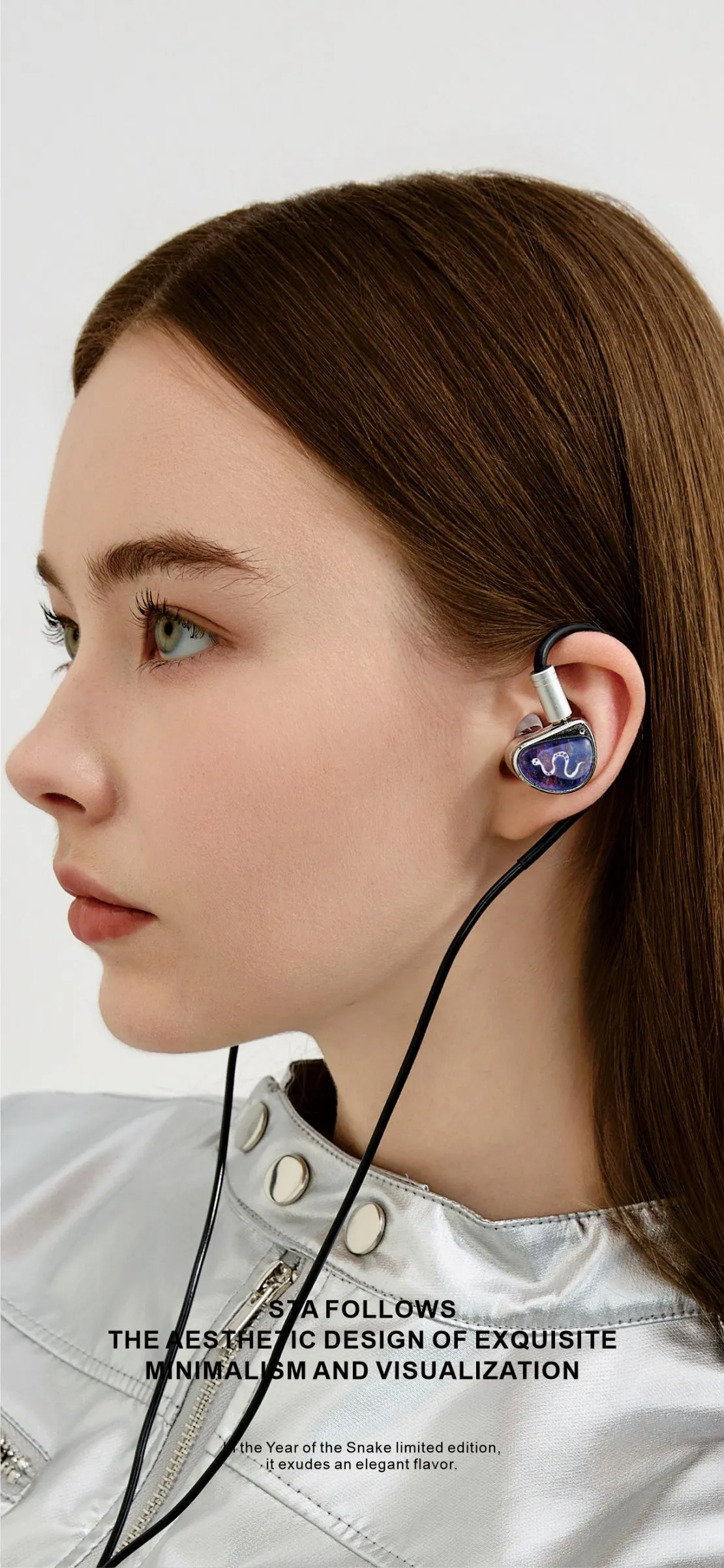 TFZ EarAcoustic Audio Silver Angel STA-Pro 10MM +6MM Polymer Diaphragm HiFi Music Monitor DJ Studio Audiophiles In-Ear Earphones
