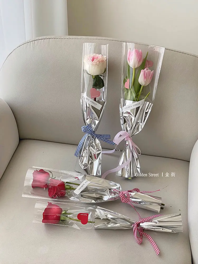 Single rose sleeve/Clear sleeve/Transparent sleeve/ Flower sleeve