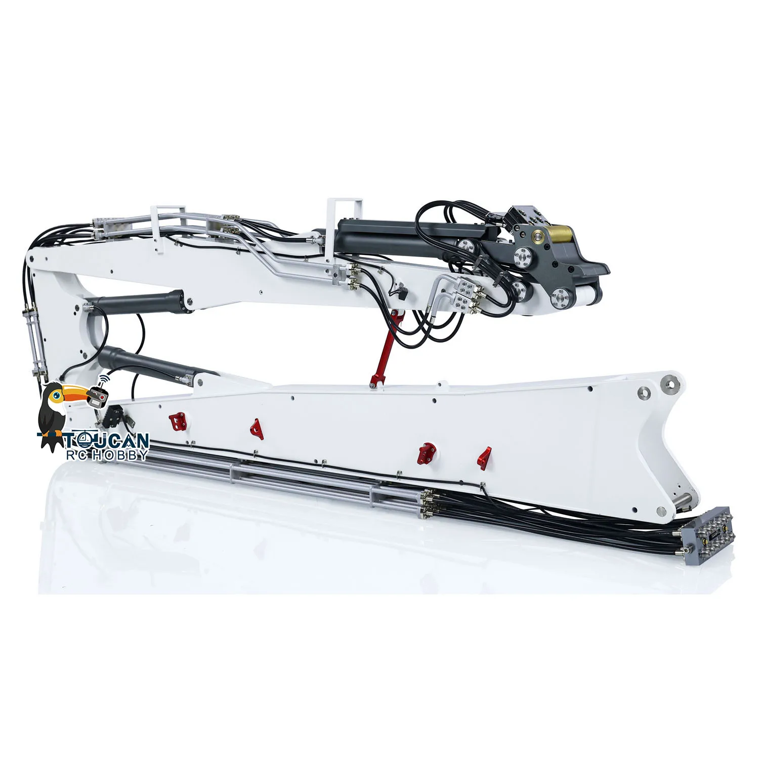 Sa7619c95273d496d8d9efaa9fe4d0b79r 1/14 koparki hydrauliczne RC K970-300 maszyna do rozbiórki z wymiennym 2-ramiennym zdalnie sterowanym dźwiękiem TOUCAN