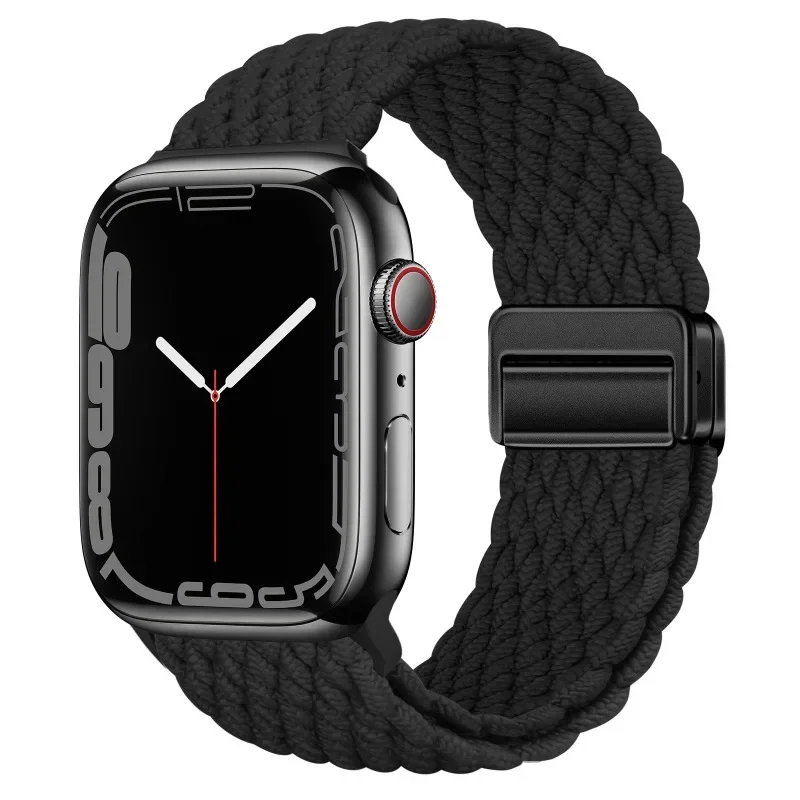 Premium Nylon Braided Loop Strap with Magnetic Closure
