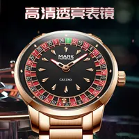 Mark Fairwhale Original Watch For Men Luxury Stainless Steel Clock Fashion Casual Fun Roulette Design Quartz Wristwatch 2025 New 4