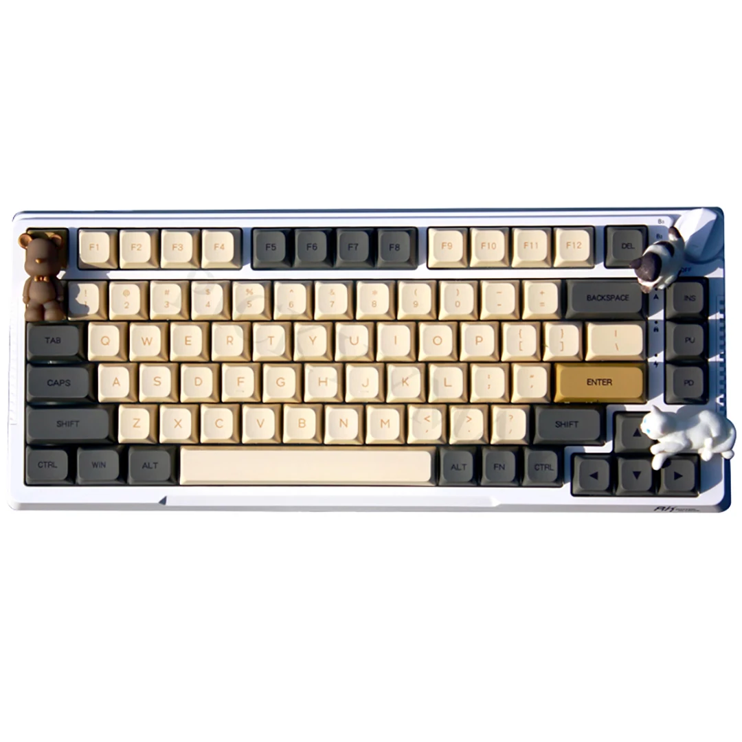 

125 Keys Cap Set Minimalist Design PBT Keycaps DYE-SUB XDA Profile Personalized Keycap For Mechanical Keyboard DIY MX Switch