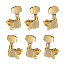 6-Piece Locking Guitar Tuning Pegs Set (Golden)