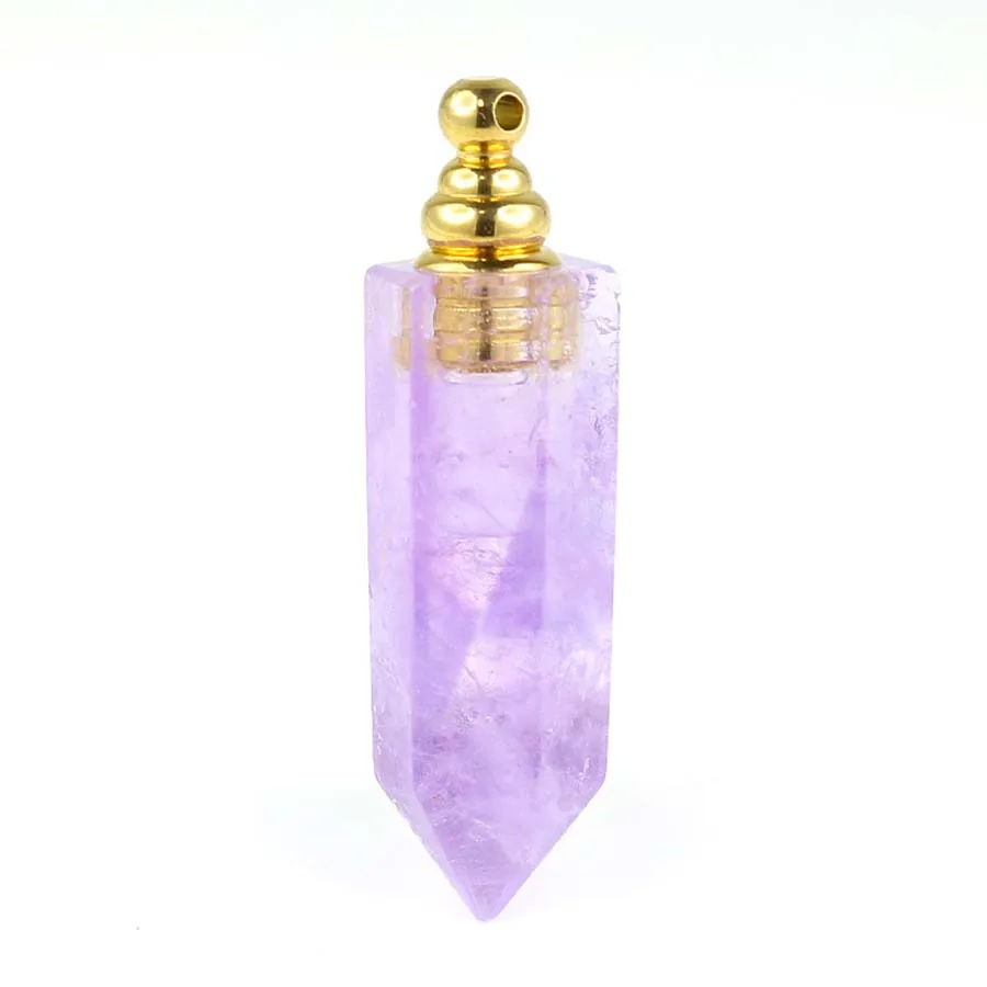 Hexagonal Crystal Perfume Pendant 3