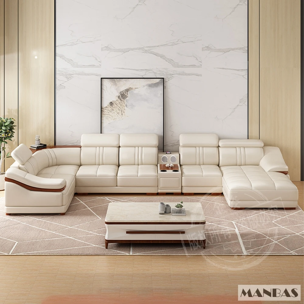 Leather Sectional Sofa Set 2