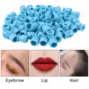 50/100/200pcs 15 styles Disposable Microblading Tattoo Ink Cups Permanent Makeup Pigment Holder Container Cap Tattoo Accessories 4