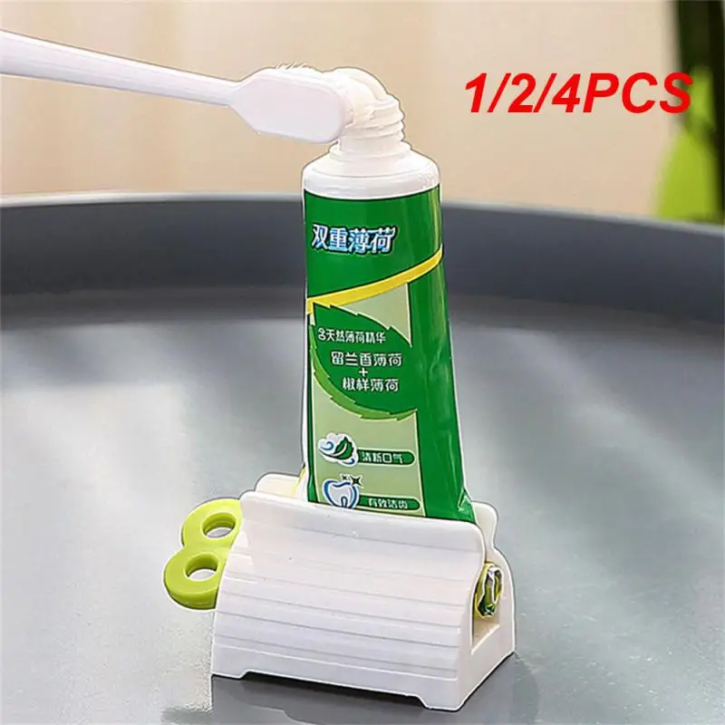 

1/2/4PCS Toothpaste Squeezer Device Multifunctional Dispenser Facial Cleanser Clips Manual Lazy Tube Tools Press Bathroom