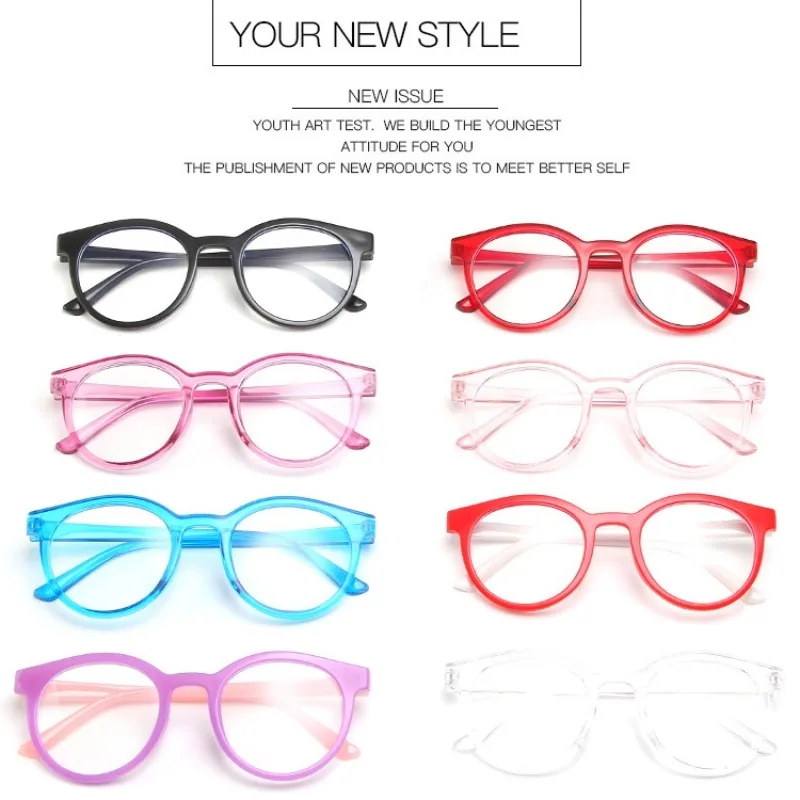 Anti Blue Light Glasses Fashion Anti Blue Light Computer Glasses Kids Boy Girl Clear Plain Children Eyewear Optical Spectacle Eyeglass
